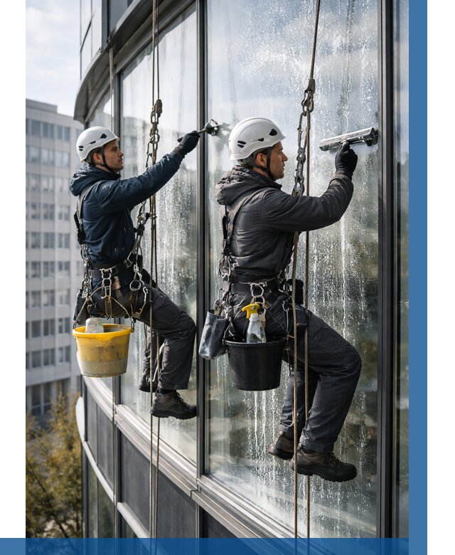 Мойка панорамных окон в Черемхове от 365 р. заказать у ВЫСОТНИК-Чрм