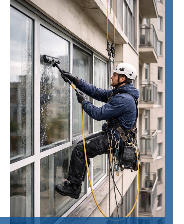 Мойка балконного остекления в Черемхове от 3649 р. | ВЫСОТНИК-Чрм