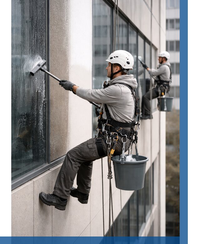 Мойка фасадов зданий в Черемхове под ключ от 365 р. | ВЫСОТНИК-Чрм