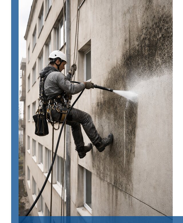 Профессиональная очистка фасадов от плесени в Черемхове