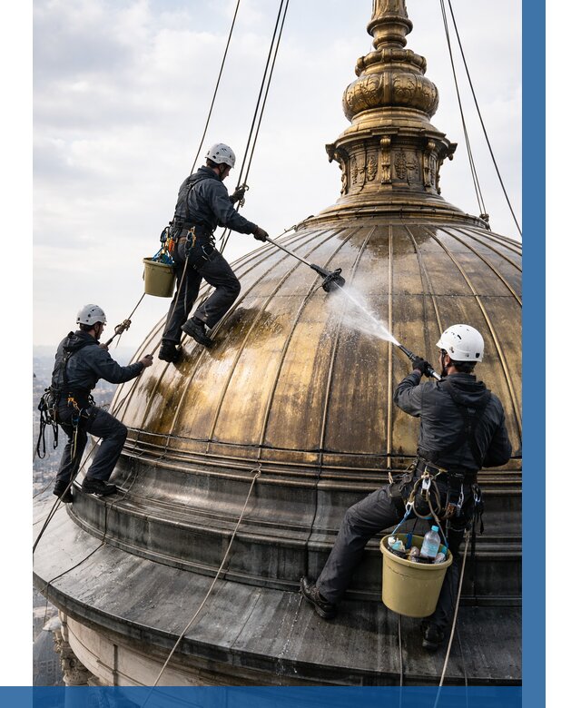 Мойка куполов и шпилей в Черемхове от 8341 р. - заказать | ВЫСОТНИК-Чрм