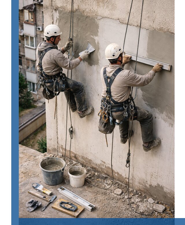 Комплексный ремонт штукатурного фасада с гарантией в Черемхове