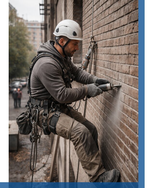 Расшивка кирпичных швов в Черемхове от 626 р. | ВЫСОТНИК-Чрм