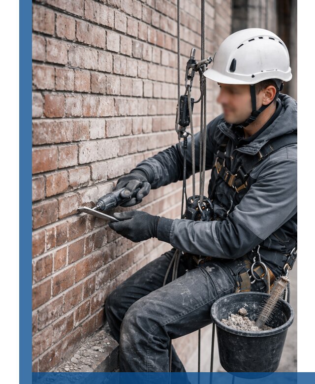 Расшивка кирпичных швов фасадов и стен, ремонт в Черемхове