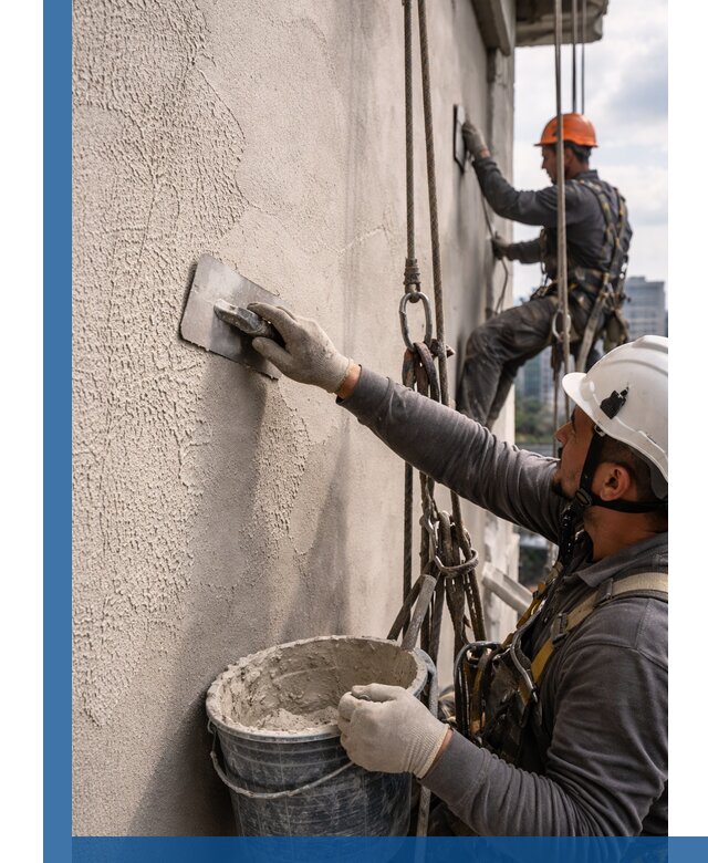Декоративная штукатурка фасада с утеплением и защитой в Черемхове