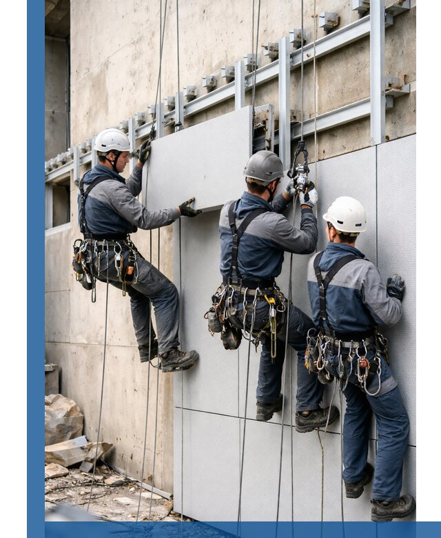 Монтаж вентилируемого фасада в Черемхове под ключ с гарантией качества