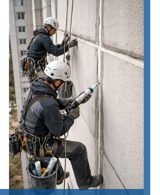 Герметизация межпанельных швов в Черемхове от 730 р. | ВЫСОТНИК-Чрм