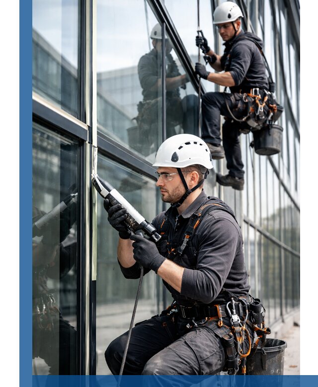 Герметизация витражных швов в Черемхове для зданий и фасадов