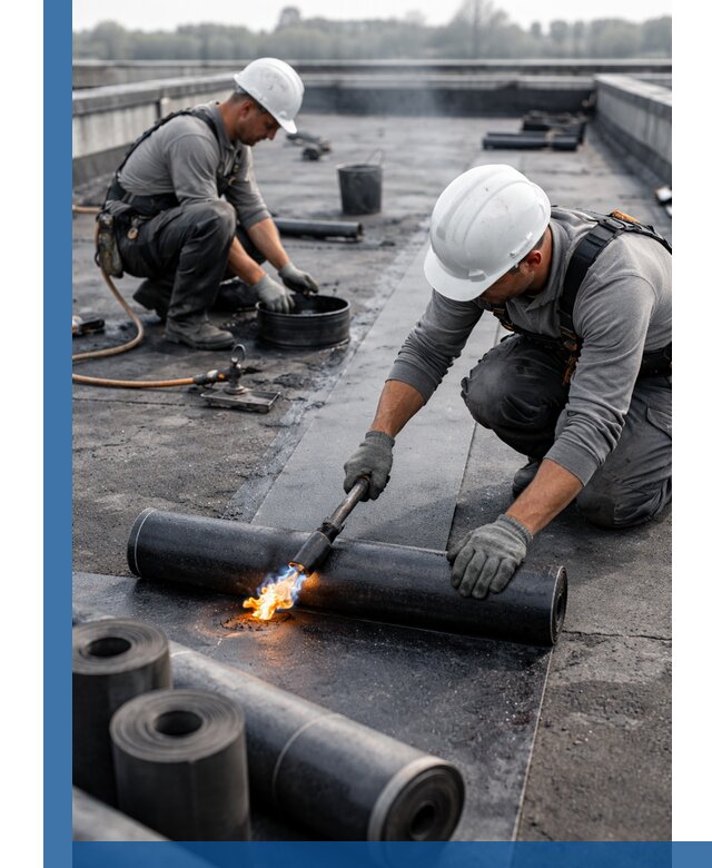 Ремонт рулонной кровли в Черемхове герметизация и восстановление