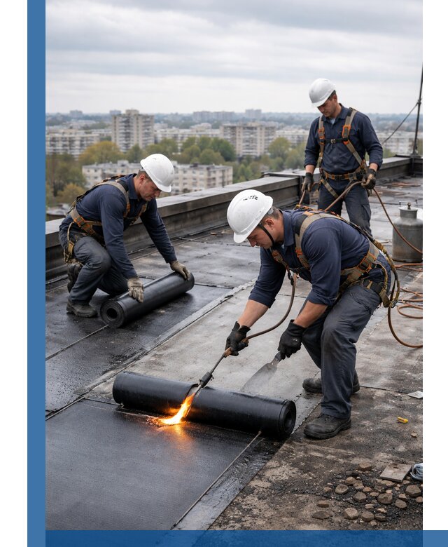 Ремонт наплавляемой кровли в Черемхове качественно и надежно