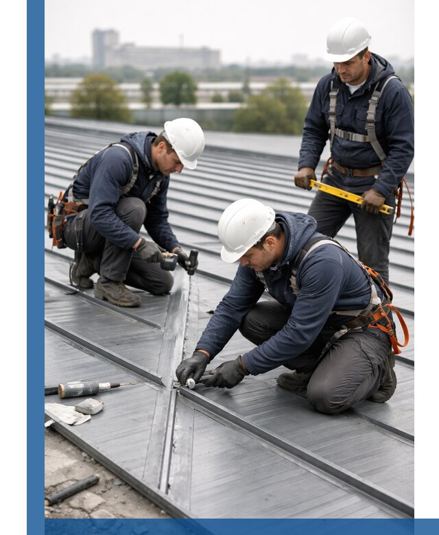 Ремонт фальцевой кровли в Черемхове срочно и качественно