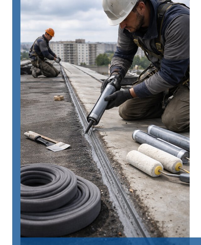 Герметизация швов кровли в Черемхове с гарантией герметичности