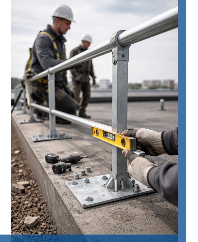 Монтаж кровельного ограждения в Черемхове от 1251 р. | ВЫСОТНИК-Чрм