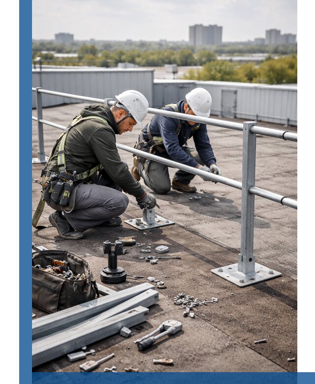 Монтаж кровельного ограждения в Черемхове под ключ с гарантией