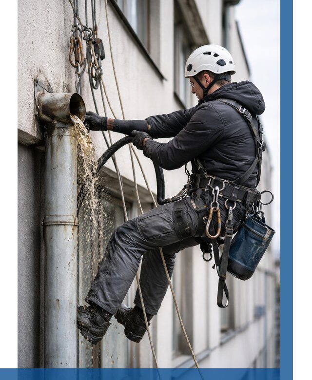 Прочистка водосточных труб в Черемхове от 3649 р. | ВЫСОТНИК-Чрм