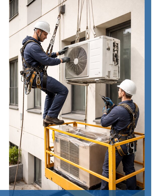 Демонтаж внешнего блока кондиционера в Черемхове от 3649 р. | ВЫСОТНИК-Чрм