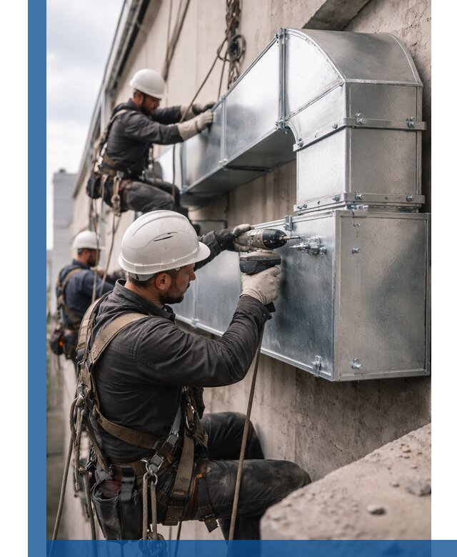 Профессиональный монтаж вентиляционных коробов в Черемхове под ключ