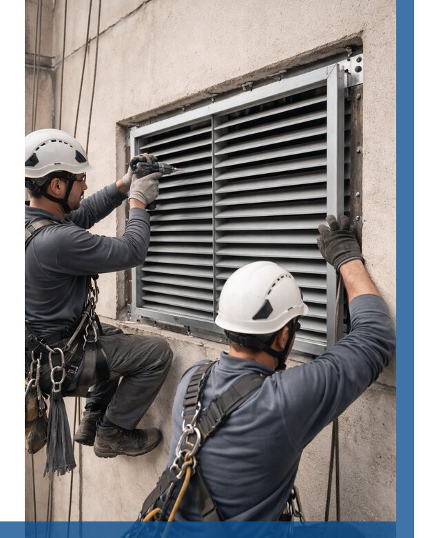 Монтаж вентиляционных решеток в Черемхове от 4692 р. | ВЫСОТНИК-Чрм