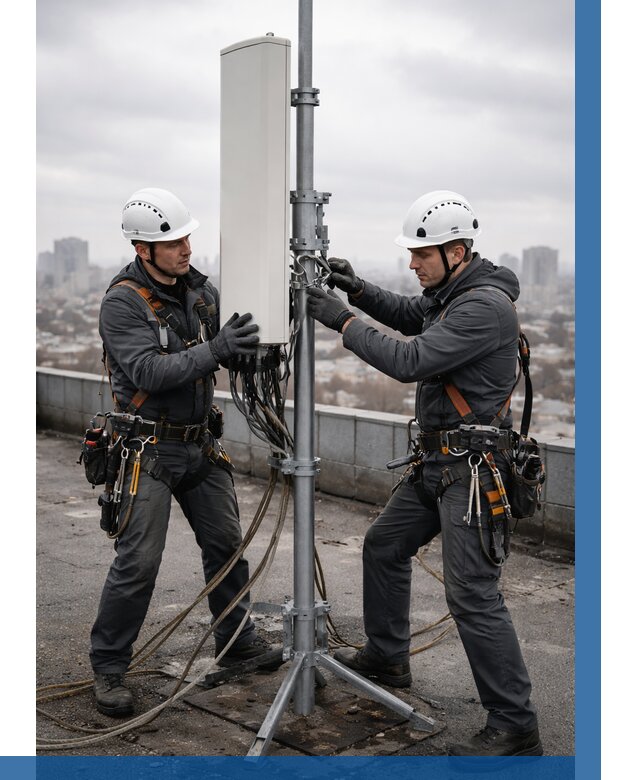 Монтаж антенн связи на крыше в Черемхове от 8862 р. | ВЫСОТНИК-Чрм