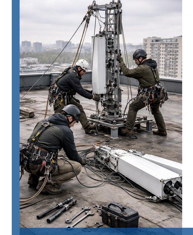 Демонтаж антенн на крыше зданий в Черемхове с гарантией