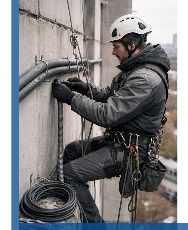 Профессиональный монтаж гофры для кабеля в Черемхове с гарантией