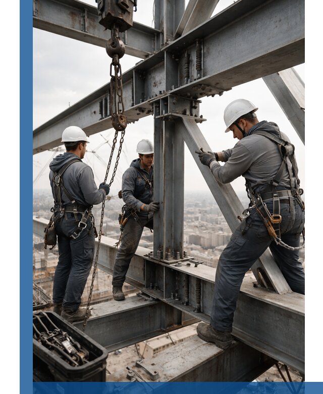 Профессиональный монтаж металлоконструкций на высоте в Черемхове