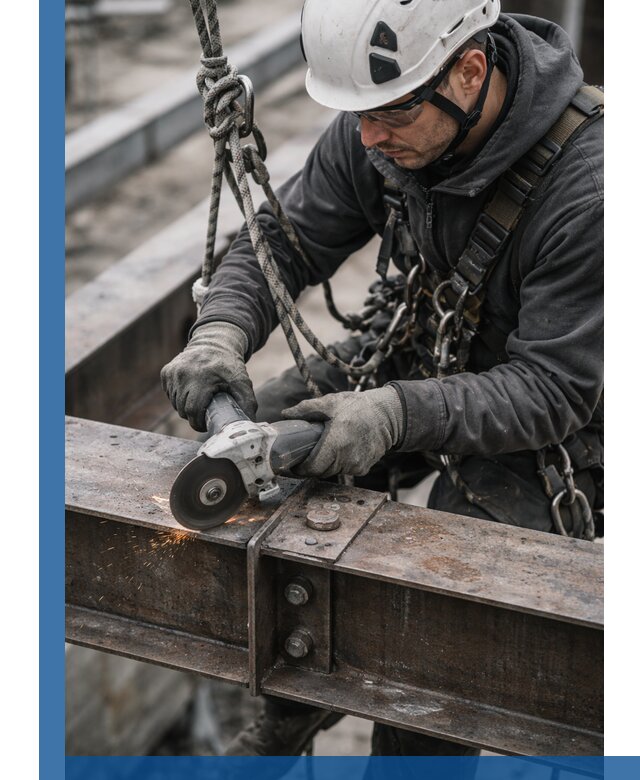 Резка металла на высоте в Черемхове для зданий и конструкций