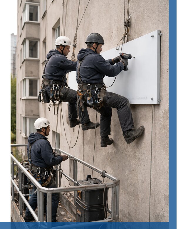 Монтаж табличек и указателей в Черемхове от 3649 р. | ВЫСОТНИК-Чрм