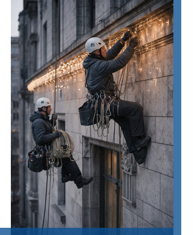 Монтаж новогодней иллюминации в Черемхове от 8862 р. | ВЫСОТНИК-Чрм