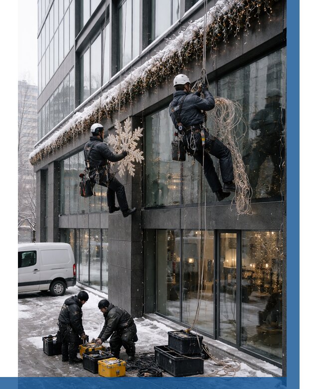 Демонтаж новогоднего оформления в Черемхове от 5734 р. | ВЫСОТНИК-Чрм