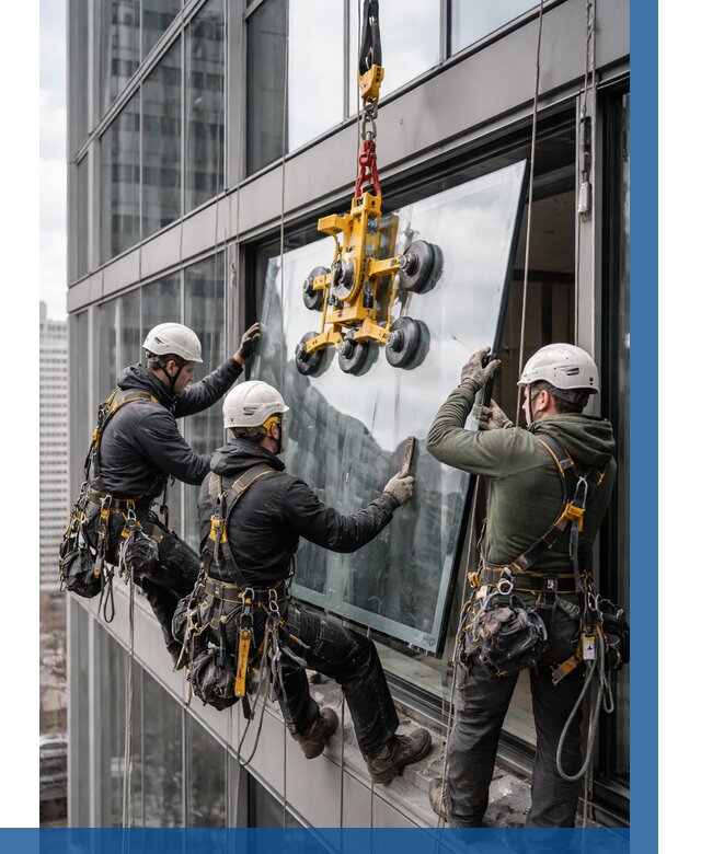 Фасадное остекление зданий под ключ в Черемхове от 10426 р. | ВЫСОТНИК-Чрм