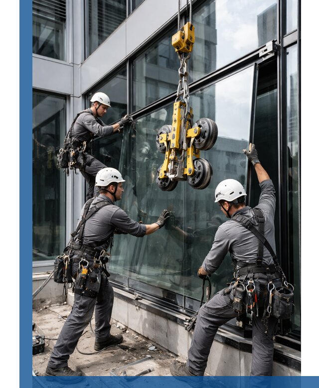 Структурное остекление фасадов в Черемхове монтаж и обслуживание