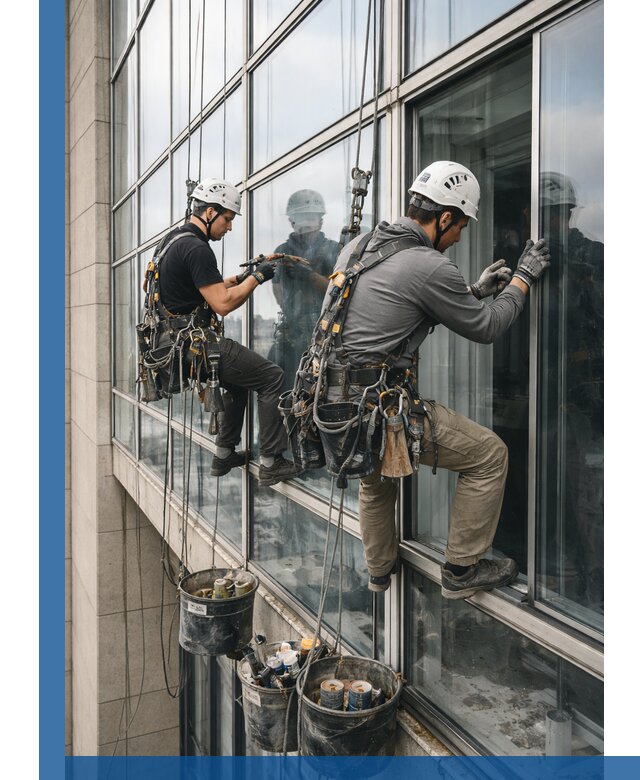 Ремонт витражных конструкций и фасадного остекления в Черемхове