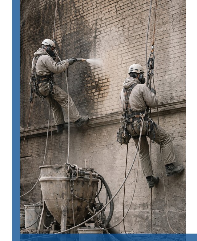 Пескоструйная очистка фасадов в Черемхове профессионально