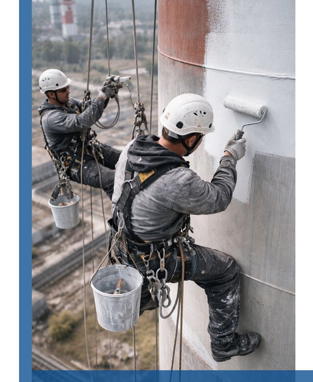 Покраска дымовых труб в Черемхове: антикоррозийная защита и восстановление