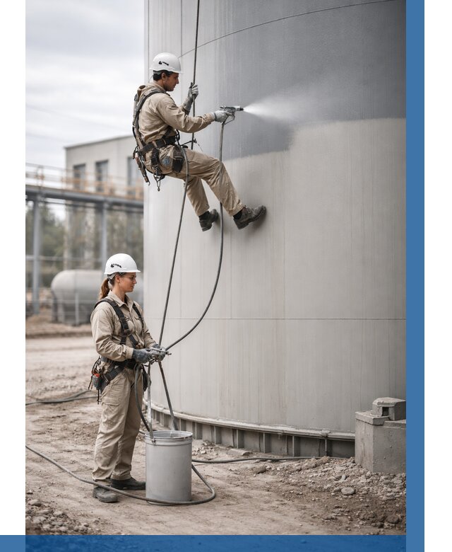 Покраска резервуаров в Черемхове от 1251 р. | ВЫСОТНИК-Чрм — заказать