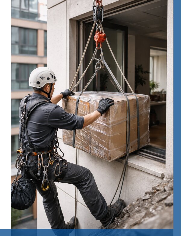 Подъем груза через окно в Черемхове от 4692 р. | ВЫСОТНИК-Чрм