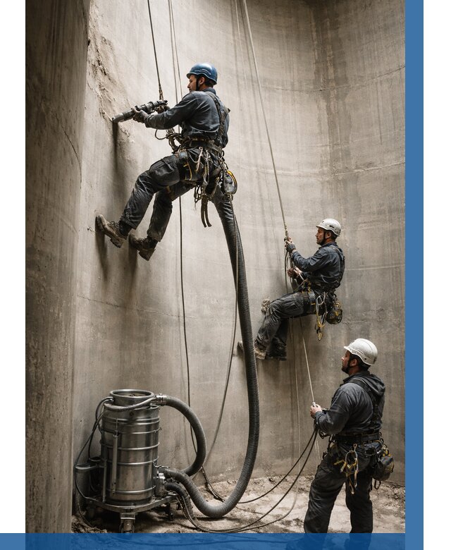 Зачистка силосов в Черемхове от 4692 р. Договор и смета ВЫСОТНИК-Чрм