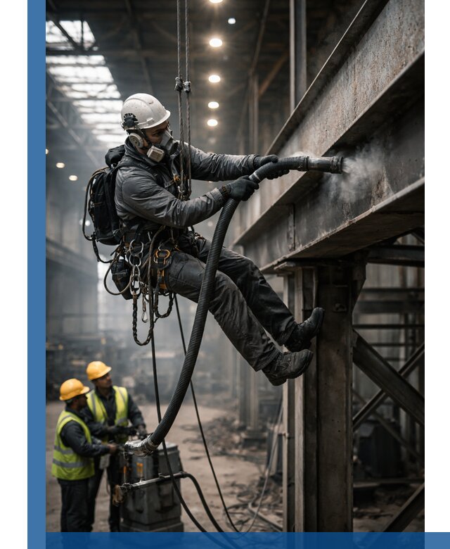 Обеспыливание конструкций в цехах промышленного производства в Черемхове