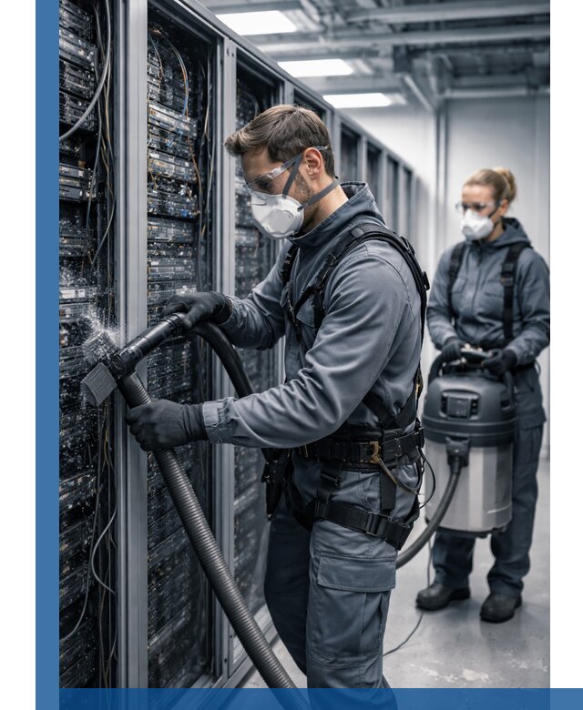 Обеспыливание серверной комнаты в Черемхове, профессиональная очистка