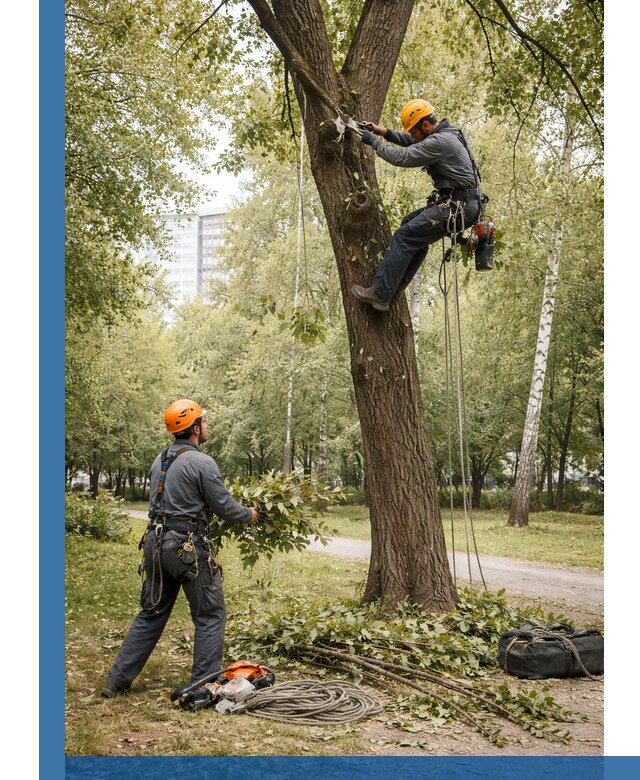 Санитарная обрезка деревьев в Черемхове, профессионально и безопасно