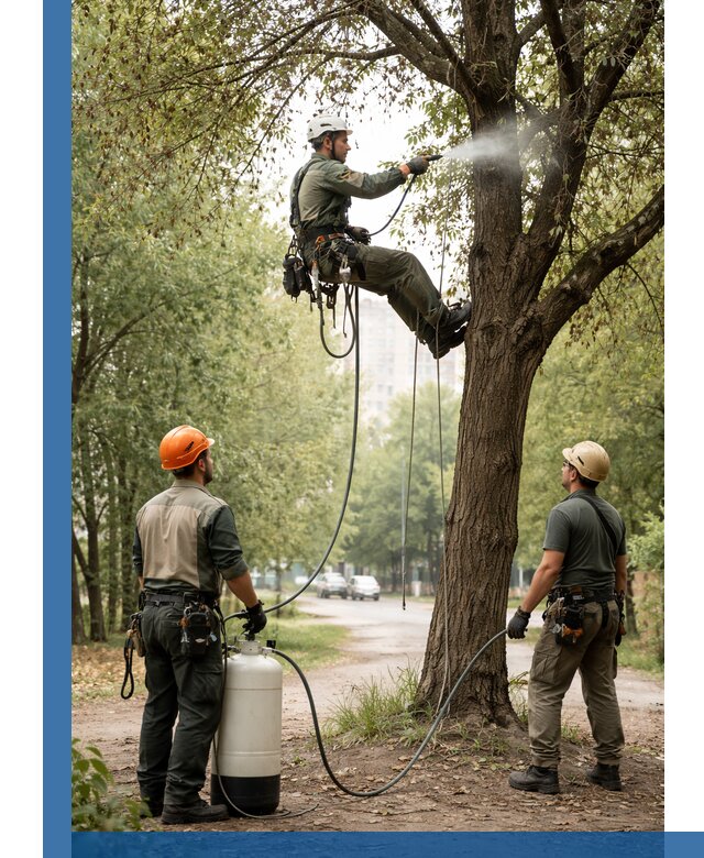 Обработка деревьев от вредителей в Черемхове профессиональная защита