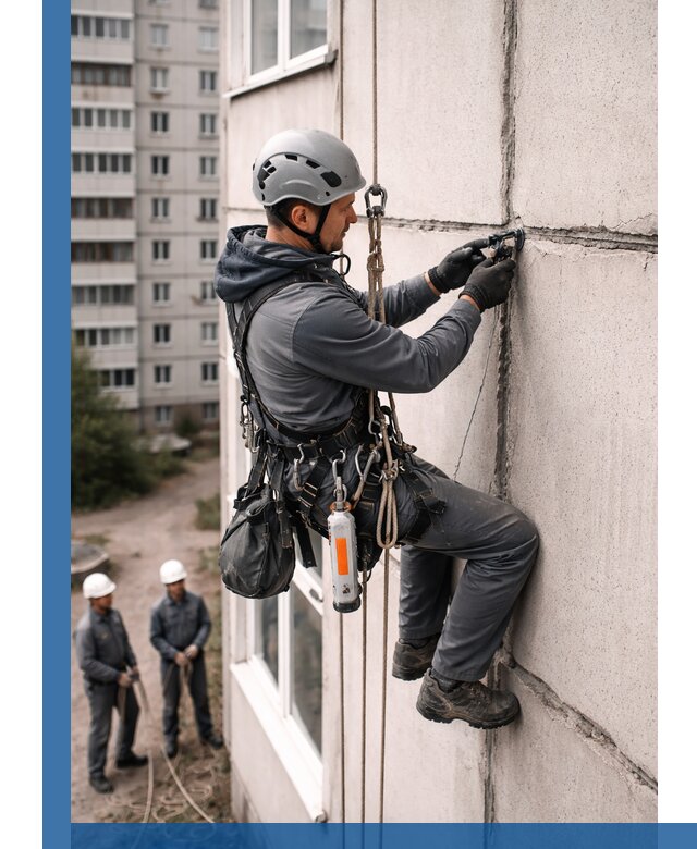 Обследование межпанельных швов и герметизация в Черемхове